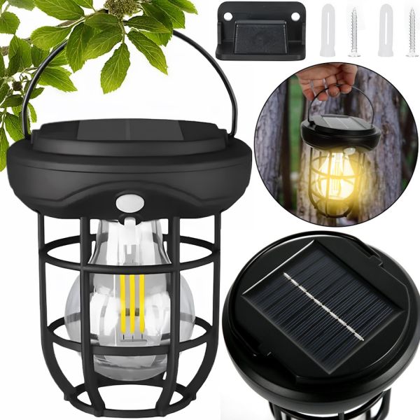 Підвісний кемпінговий ліхтар Solar Sensor Light CL-T88 3 режими вуличний світлодіодний світильник з датчиком руху і ручкою на сонячній батареї