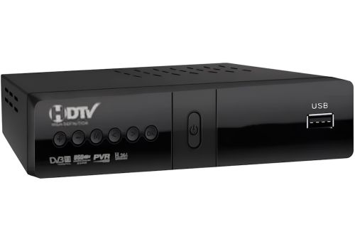 Цифровий ефірний тюнер Openbox Gold 11077 DVB-T2 приставка для телевізора з дисплеєм, ТВ ресивер EL - 009 C роз'ємом під WiFi і пультом IPTV, HDMI H. 264
