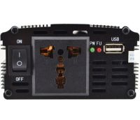 Автомобильный инвертор UKC 24V-220V 1500W, авто преобразователь напряжения тока 24В 1500Вт от аккумулятора, прикуривателя с защитой от перегруза