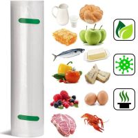 Вакуумные пакеты для вакууматора, вакуумного упаковщика 5 м х 30 см в рулоне, пленка 500см x 30см для хранения пищевых продуктов