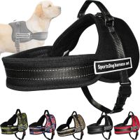 Нейлонова шлейка для собак Sports Dog Harness Set нагрудний регульований ремінь для тварин, повідець жилет з грудним обхватом для вигулу собак