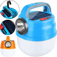 Універсальний підвісний ліхтар Hurry Bolt Solar HB-V70 на сонячній батареї, Акумуляторна LED лампа аварійний світильник з гачком 50W для кемпінгу