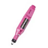 Фрезер-ручка 20000 оборотів/хв Bucos Nail Drill ZS-100 для апаратного манікюру і педикюру фрейзер для полірування 6 в 1, + набір фрез Рожевий