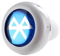 Беспроводной стерео наушник AirBeats Bluetooth mini 4.0 White вакуумная гарнитура с встроенным микрофоном и шумоподавлением для IOS и Android Белый