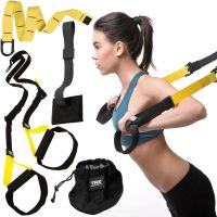 Тренувальні підвісні петлі TRX Pro Fit Studio suspension ремені для силових тренувань кроссфіта, фітнесу та турніка всього тіла ТРХ Lumo Yellow