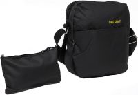 Міський набір сумок 3 в 1 Backpack 9018 рюкзак для ноутбука 15", сумка через плече і гаманець на блискавці з USB портом для навушників 42х33 см Чорний
