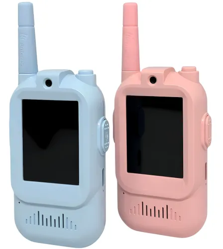 Дитяча рація з відеозв'язком Video Walkie Talkie JK200 2 штуки акумуляторна Wi-Fi відео-рація з кольоровим дисплеєм і відеочатом для дітей від 6 років