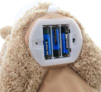 М'яка дитяча іграшка Peekaboo Bear Плюшевий ведмедик 33 см музичний інтерактивний грає в хованки говорить ведмідь від 6 місяців Пікабу Бежевий 