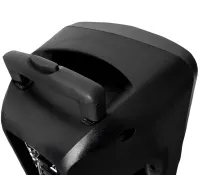 Акумуляторна колонка караоке Su-Kam BT-100D 500W USB AUX SD портативна акустична Bluetooth система з бездротовим мікрофоном 12V/220V Чорна