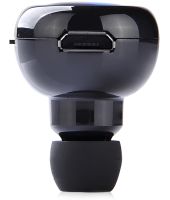 Беспроводные стерео наушники AirBeats Bluetooth mini 4.0 Black вакуумная гарнитура с встроенным микрофоном и шумоподавлением для IOS и Android Черные