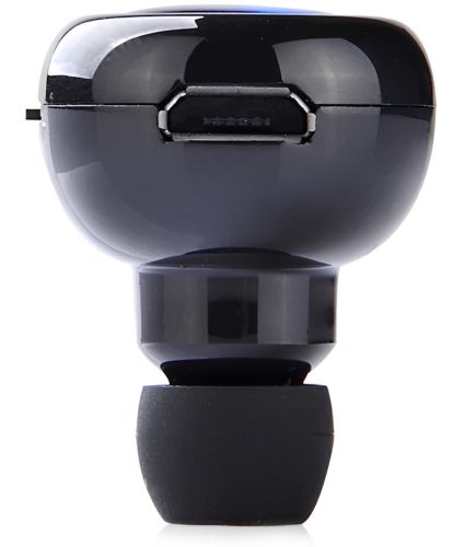 Беспроводные стерео наушники AirBeats Bluetooth mini 4.0 Black вакуумная гарнитура с встроенным микрофоном и шумоподавлением для IOS и Android Черные