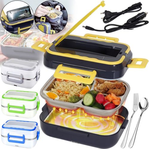 Электрический ланч-бокс Electric Lunch Box DFH-C21 1.5 л ланч бокс с подогревом и металлической съемной чашей от сети и прикуривателя C-21 220V 12V