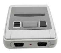 Портативна ігрова ретро приставка Dendy 620 ігор Денді 8 Bit Super Mini SFC, Дитяча консоль 8 біт з двома джойстиками і вбудованими іграми Сіра