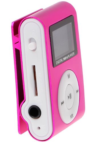 Міні MP3-плеєр Toto TPS - 02 With Display Earphone портативний медіа плеєр з LCD дисплеєм і кліпсою для кріплення MP3 WMA microSD USB 48Х28Х12 см