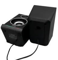 Провідні комп'ютерні колонки Jedel S-578 2.0 6W стерео RGB колонка з регулюванням гучності, акустика з підсвічуванням для ПК і ноутбука від USB