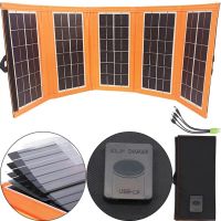 Складна сонячна панель Xinpuguang Olsace 10w 6V на 5 секцій для зарядки телефону з USB, Водонепроникна гнучка батарея для кемпінгу