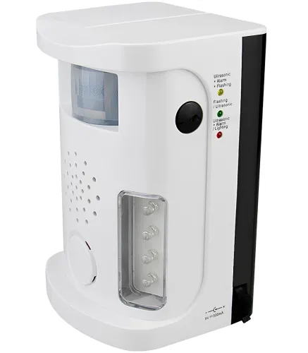 Багатофункціональний відлякувач тварин Pest Repeller Aosio AN-B010 ультразвуковий пристрій з індикатором і датчиком руху від мережі
