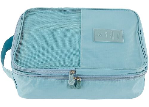 Сумка-органайзер для взуття Travel Series Shoes Pouch портативна водонепроникна Дорожня сумка, сітчастий органайзер чохол для зберігання на блискавці