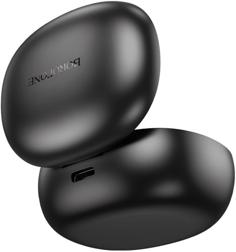 Бездротові Bluetooth навушники Double Borofone bw48 Enlighten сенсорні вакуумні навушники-гарнітура з шумозаглушенням і мікрофоном USB чорні