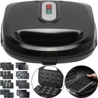 Електрична Сендвічниця, бутербродниця Sandwich Maker Opera OP-910 3000W з 8 знімними формами гриль, вафельниця, горішниця з антипригарним покриттям