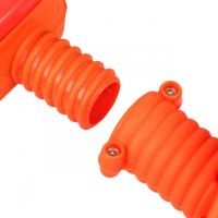 Масажний обруч тренажер Intelligent Hula Hoop 7803 хулахуп для схуднення живота боків з регульованою довжиною і автоматичним підрахунком Black-orange