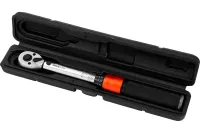 Динамометричний ключ YATO YT-07676 1/2" 20-220 Нм тріскачковий ключ для точного затягування болтів і гайок, інструмент у кейсі для ремонту автомобілів