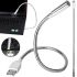 Гнучка лампа USB LED Light 35 см для підсвічування клавіатури ноутбука , портативне металеве підсвічування на гнучкій ніжці для повербанка