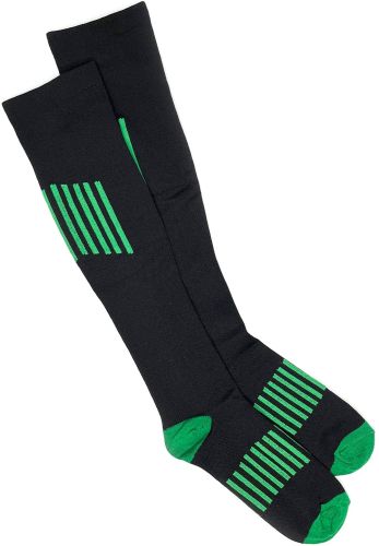 Компресійні гольфи Smart Cyompression Socks високі облягаючі антиварикозні гетри, лікувальні панчохи від варикозу 2 клас компресії чорні S / M
