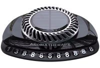 Автомобільний ароматизатор Solar Car Air Freshener дифузор на сонячній батареї і номерною табличкою на приладову панель авто True Paradise