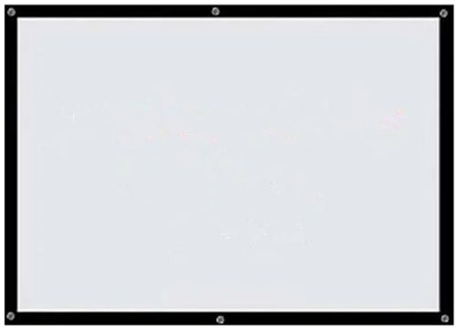Экран для проектора 72 дюйма, настенный проекционный портативный подвесной HD-экран для презентаций, полотно с рамкой 180-градусный обзор 156Х86 см