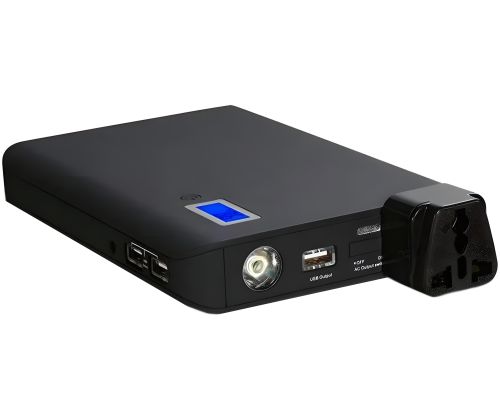 УМБ для ноутбука, телефону 24000 mAh 85W Portable AC Power Bank VHG KR-881, Повер банк з інвертором 220v на 24000 маг, перетворювач