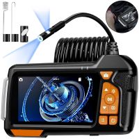 Акумуляторна гнучка камера ендоскоп Inskam Endoscope M40 5.5мм 4.3 дюйма цифровий бороскоп з кабелем 2 м підсвічуванням і монітором для діагностики