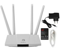 Беспроводной LTE маршрутизатор Dual Function B828 4G/5G 300 Мбит/с со слотом для SIM карты, аккумуляторный Wi-Fi роутер до 300Mb/s 4 внешние антенны