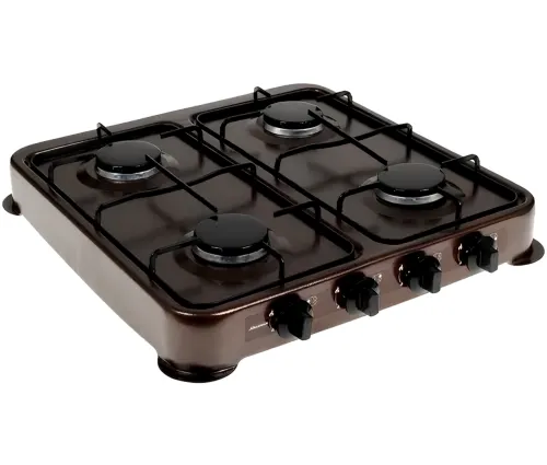 Настольный газовый таганок плита Domotec MS-6604 на 4 конфорки, газовая плита
