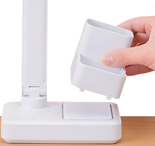 Настільна сенсорна лампа Digad 1963 з Power bank USB на акумуляторі 5W 6000 mah, складна акумуляторна LED лампа ліхтар 48LED 3 режими