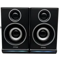 Провідні комп'ютерні колонки Jedel S-578 2.0 6W стерео RGB колонка з регулюванням гучності, акустика з підсвічуванням для ПК і ноутбука від USB