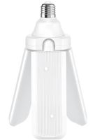 Світлодіодна складна лампа Fan Blade Led 45W з цоколем E27 акумуляторний розкладний потрійний ліхтар трансформер на три лопаті 220v Холодний білий