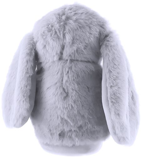 Музичний плюшевий зайчик Repeat Happy Rabbit FJ8888 White дитяча м'яка іграшка заєць із підсвічуванням і звуковими ефектами на акумуляторі від USB