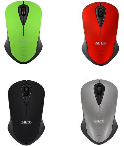 Бездротова ігрова Bluetooth мишка iMICE E-2370 для комп'ютера і ноутбука 2.4GHZ 1600 DPI геймерська оптична блютуз миша для ПК від батарейок USB