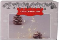 Внутрішня кольорова гірлянда Водоспад Штора 3x2 м Copper на мідному дроті 200 діодів 7906 Світлодіодна гірлянда Xmas 200 LED M-3 3мх2м