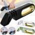 Ручна точилка для кухонних ножів Knife Sharpener NJ-522 4 в 1 настільна механічна ножеточка 5 секунд, точило для ножиць 3 рівні заточування