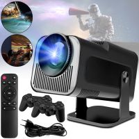 Портативний проектор Projector Game HCS350 Pro 4K ігрова смарт приставка з джойстиками та пультом Full HD домашній кінотеатр з Wi-Fi Bluetooth USB