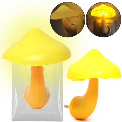 Ночник грибочек с датчиком освещения Mushroom LED Night Light BG146 светодиодный детский автоматический светильник гриб в розетку AC Prof 603