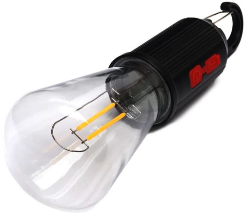Аккумуляторная подвесная кемпинговая лампа Camping Lamp T-01 подвесной перезаряжаемый светодиодный фонарик с карабином для аварийного освещения USB