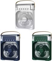 Настільний вентилятор зі зволожувачем Air Cooler Fan CX-39 600 мл кондиціонер з водяним охолодженням повітря, відсіком для льоду і RGB підсвічуванням від USB