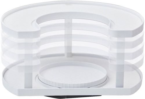 Спецовница Spice Spinner Organizer ZB-918 дворівневий поворотний органайзер полиця для зберігання спецій, підставка стелаж для приправ і соусів