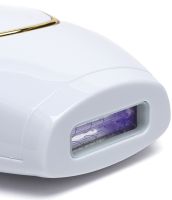 Лазерний фотоепілятор Intense Pulse Light White IPL109 36 W домашній епілятор з дисплеєм, апарат для видалення волосся на обличчі й тілі 600000 спалахів