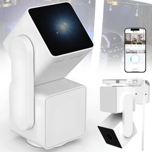 Wi-Fi камера відеоспостереження Wyze Cam Pan V3 1080p HD поворотна IP відеокамера з кольоровим нічним баченням і датчиком руху з кріпленням на стіну
