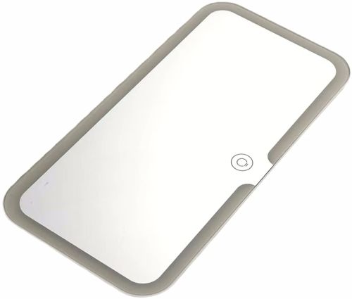 Косметичне дзеркало в салон автомобіля LED Light Mirror m538 3 режими, акумуляторне підвісне дзеркало з підсвічуванням на сонцезахисний козирок 