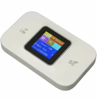 Портативний роутер модем з екраном Wireless Mobile Wi-Fi Pro MF68E 4G/5G акумуляторний вай фай маршрутизатор зі слотом сім карти і знімною батареєю